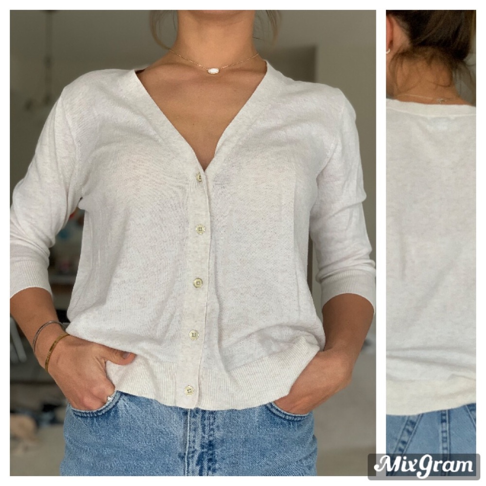 Gap Cardigan White-ish Colored Great Condition